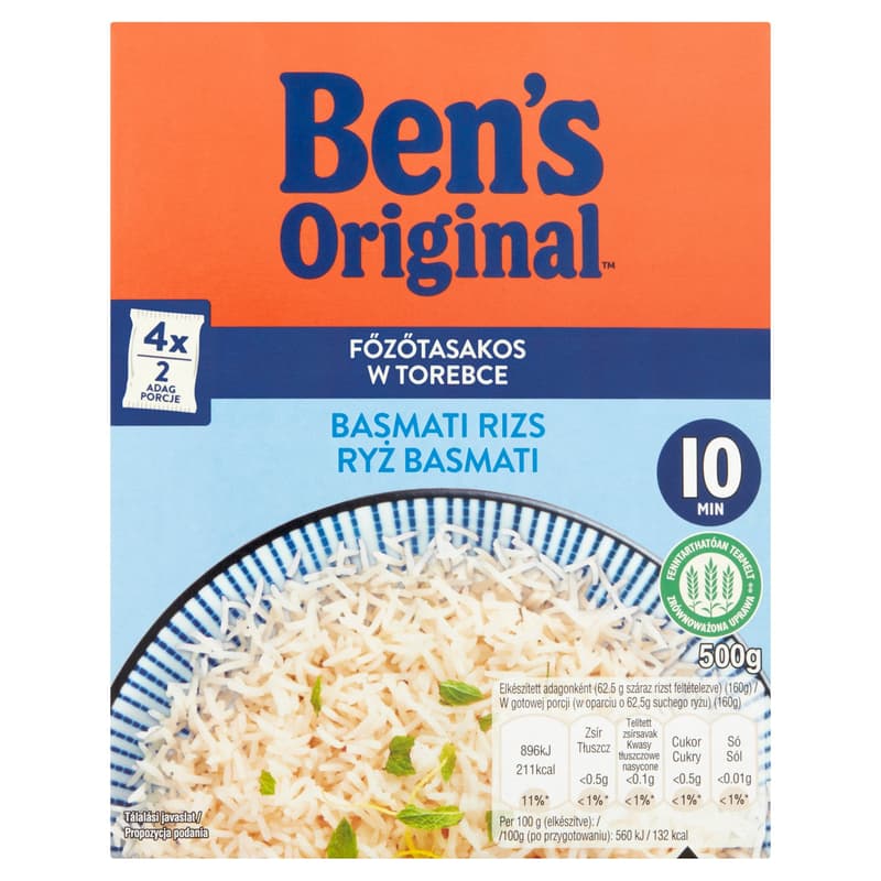 Uncle Ben's Basmati cooking bag
