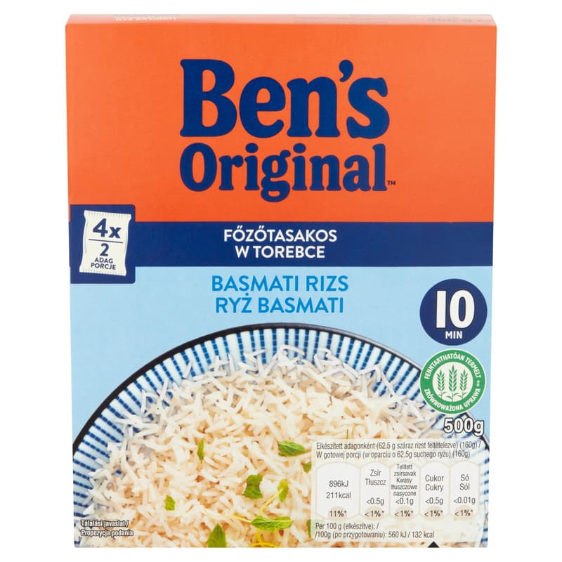Uncle Ben's Basmati cooking bag
