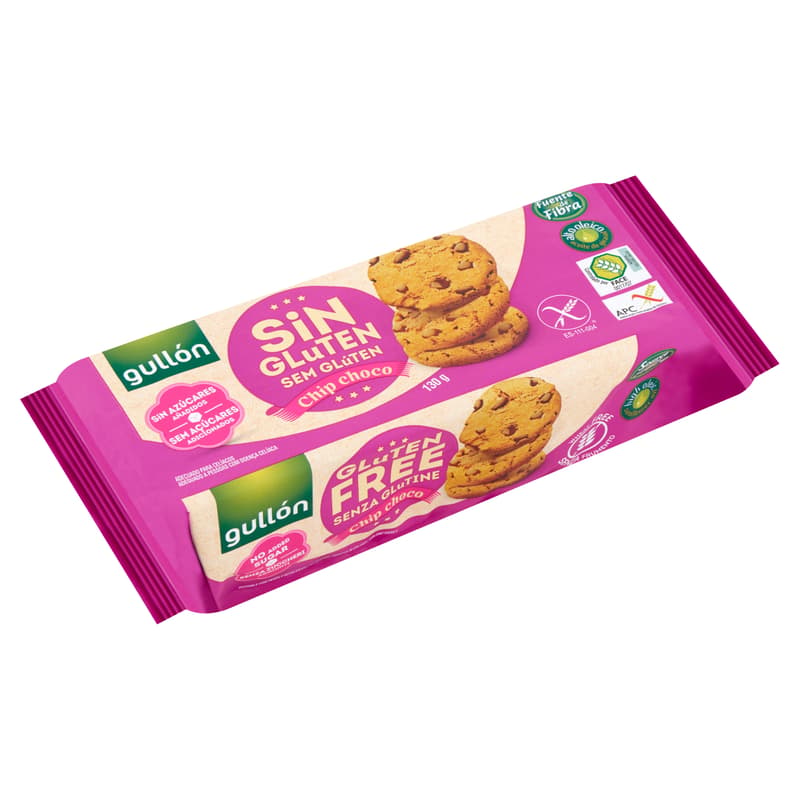 Gullón Chip Choco gluten free biscuits
