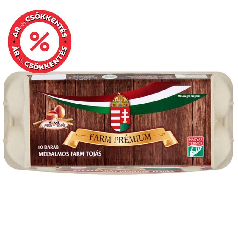 Farm Tojás Premium Deep-litter "M/L" Size Eggs