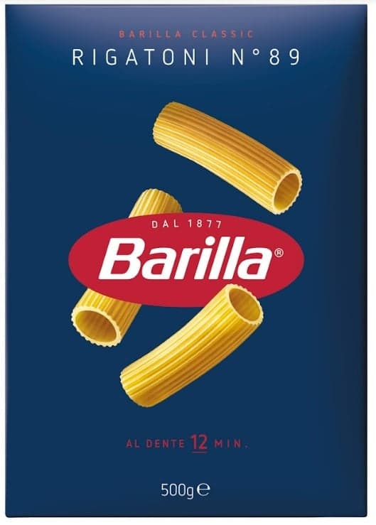 Barilla Rigatoni small durum dry pasta
