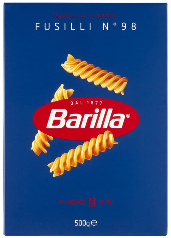 Barilla Fusilli small durum dry pasta