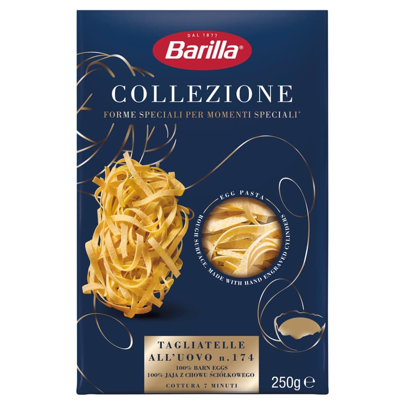Barilla Tagliatelle metélt 6 tojásos szálas durum száraztészta