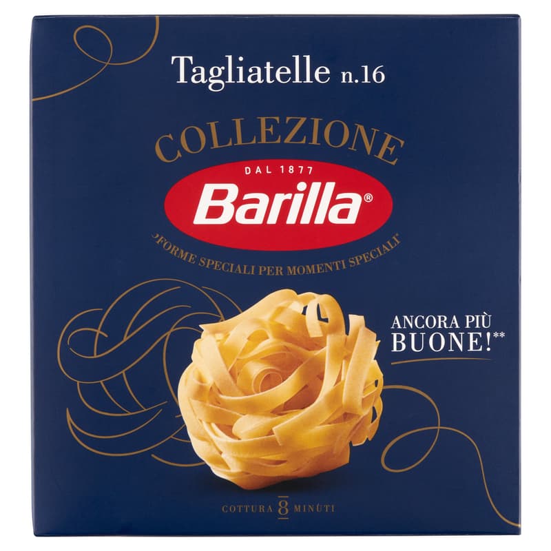 Barilla Tagliatelle long noodles with fibrous durum dry pasta