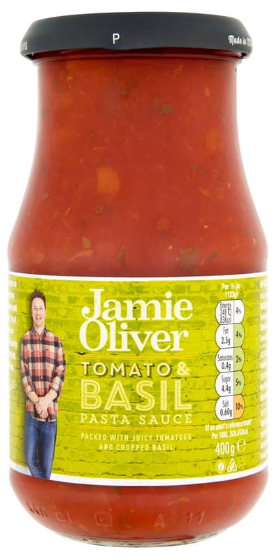 Jamie Oliver - Paradicsom és bazsalikom ízesítésû tészta szósz