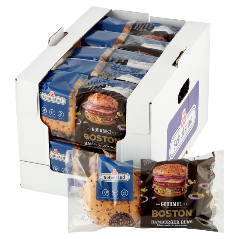 Schulstad Boston Hamburger Bun (4 pcs)