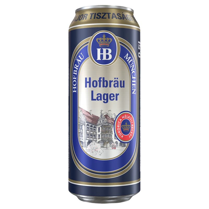 HB Hofbräu Munich light beer 4%