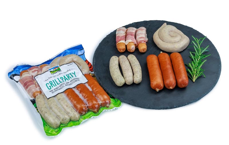 Landhof Grill-Party 4 types of grilled sausages