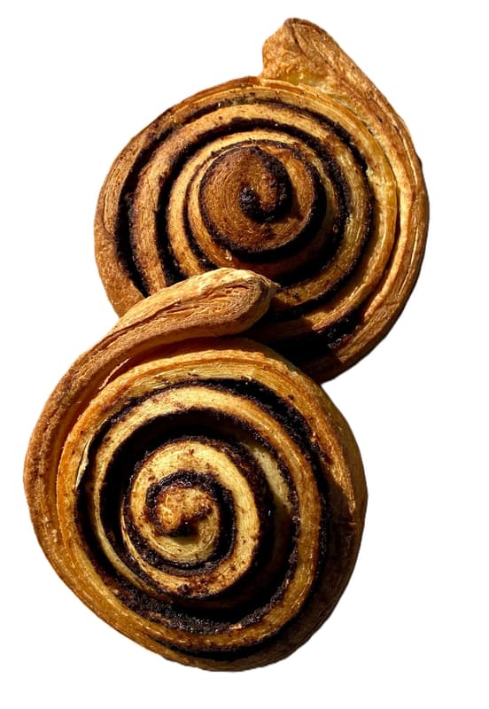 Amurex Gluten-free Pre-packaged Gluten-free Puff Pastry Cocoa Snail (2 pcs)