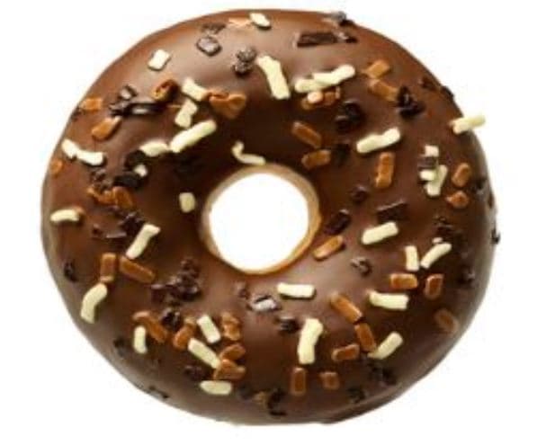 Holy Choc Chocolate Cocoa Donut with Cereal Flakes
