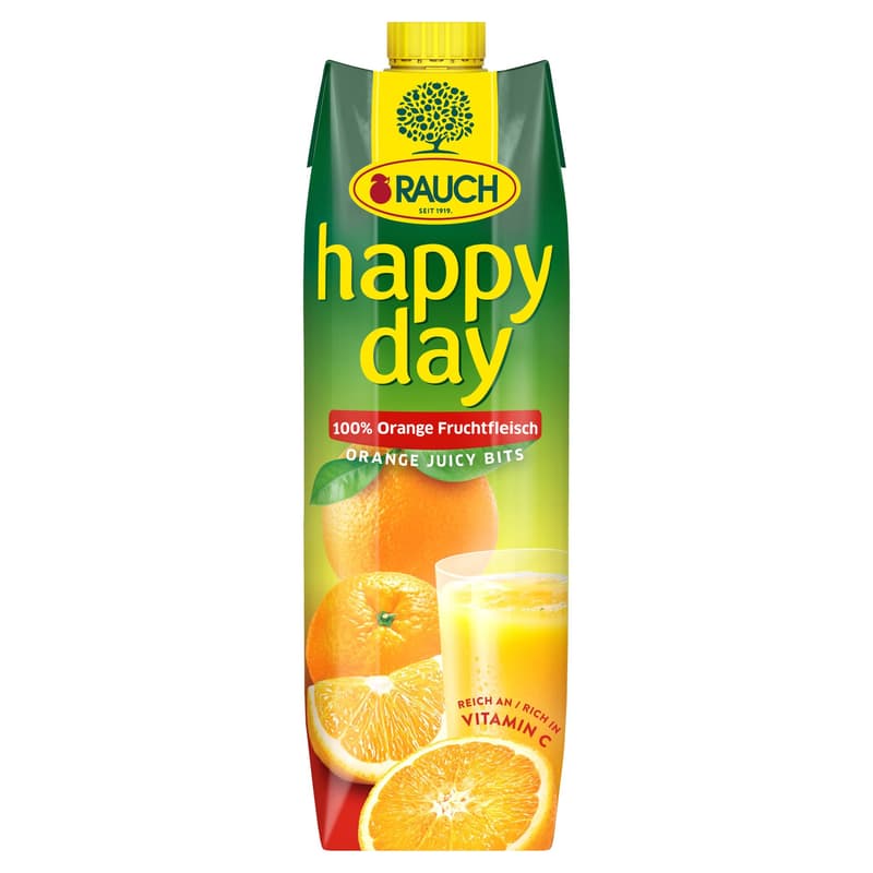Happy Day Orange juice with Fruit pulp 100%