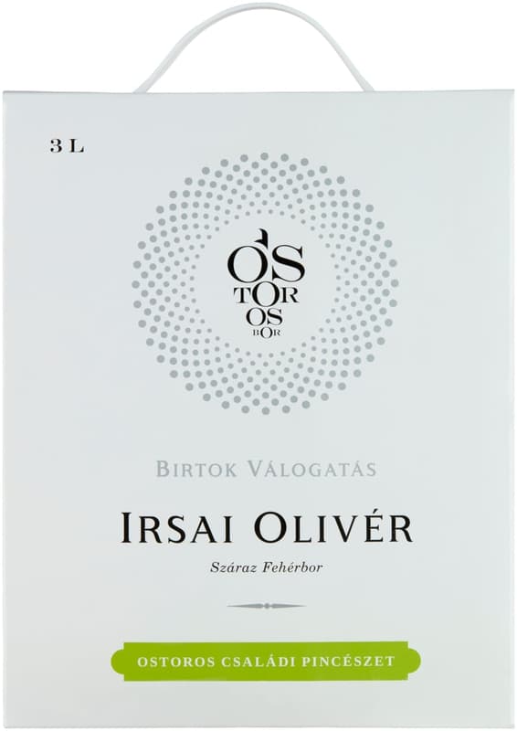 Ostorosbor Upper Hungary Irsai Olivér dry white wine 11.5%