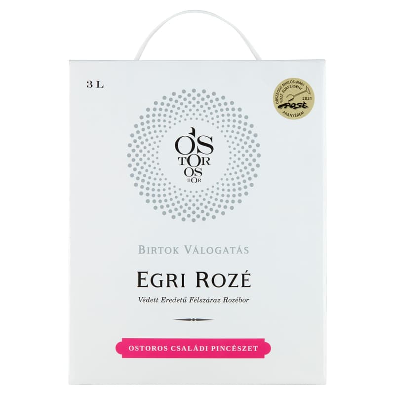 Ostorosbor Egri Rozé semi-dry rosé wine 12.5%