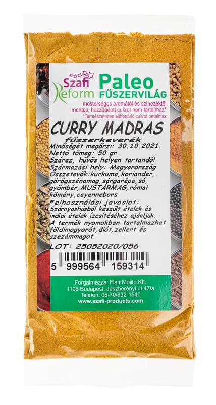 Szafi Reform curry madras Indian spice mix