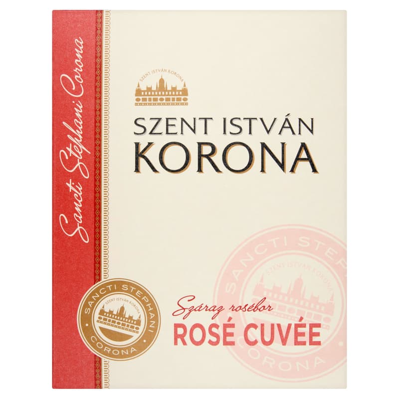 Szent István Korona Dunántúli Rosé Cuvée dry rosé wine 12,5%