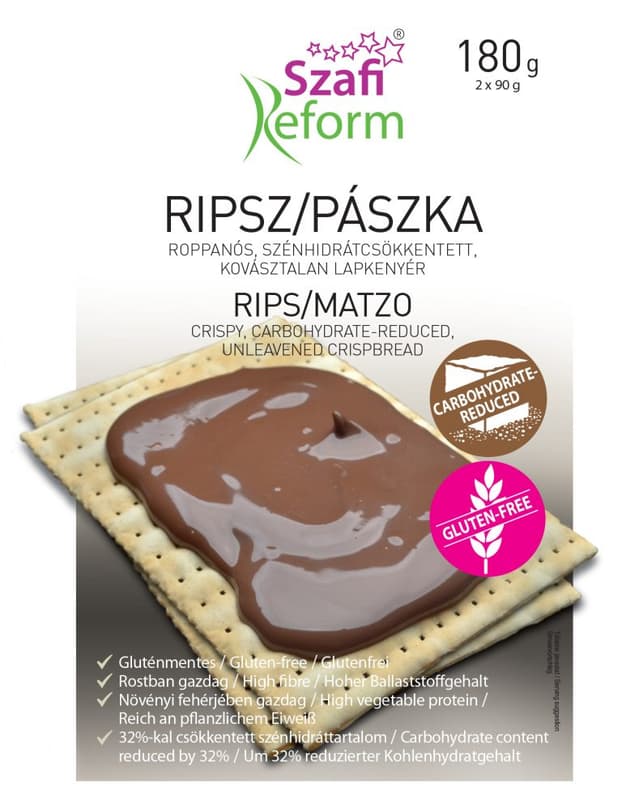 Szafi Reform carb-reduced Rips / Matzah (gluten free)