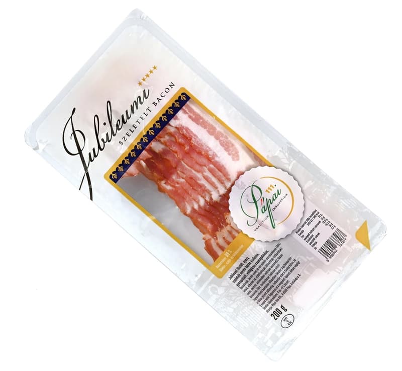 Pápai Füstölt bacon szeletelt
