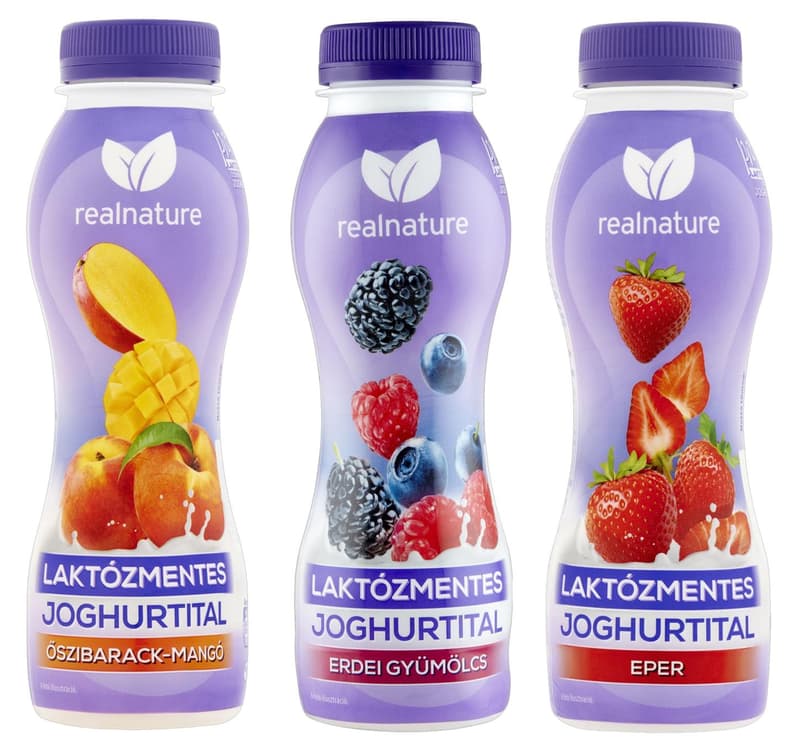 Real Nature Proxy Lactose-free Peach-Mango Yogurt Drink