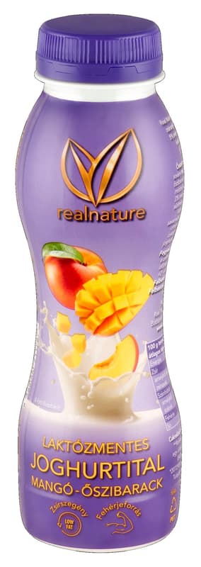 Real Nature Proxy Lactose-free Peach-Mango Yogurt Drink