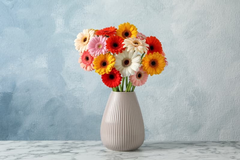 Gerbera bouquet- 5 threads