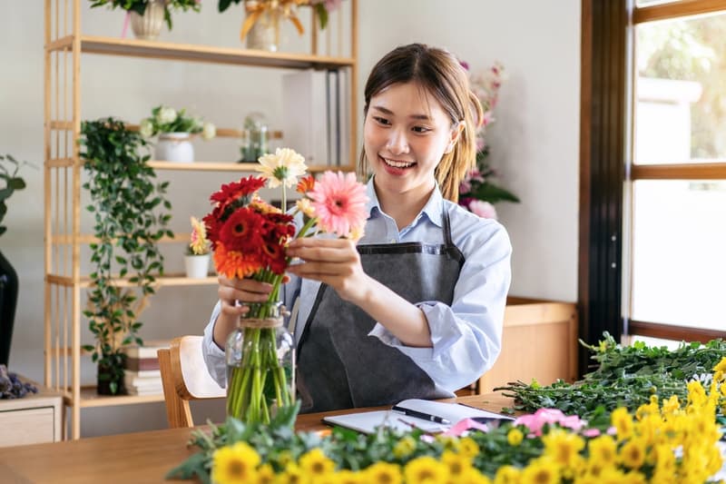 Gerbera bouquet- 5 threads