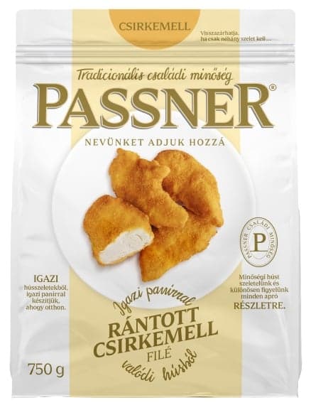 PASSNER breaded marinated chicken breast fillets
