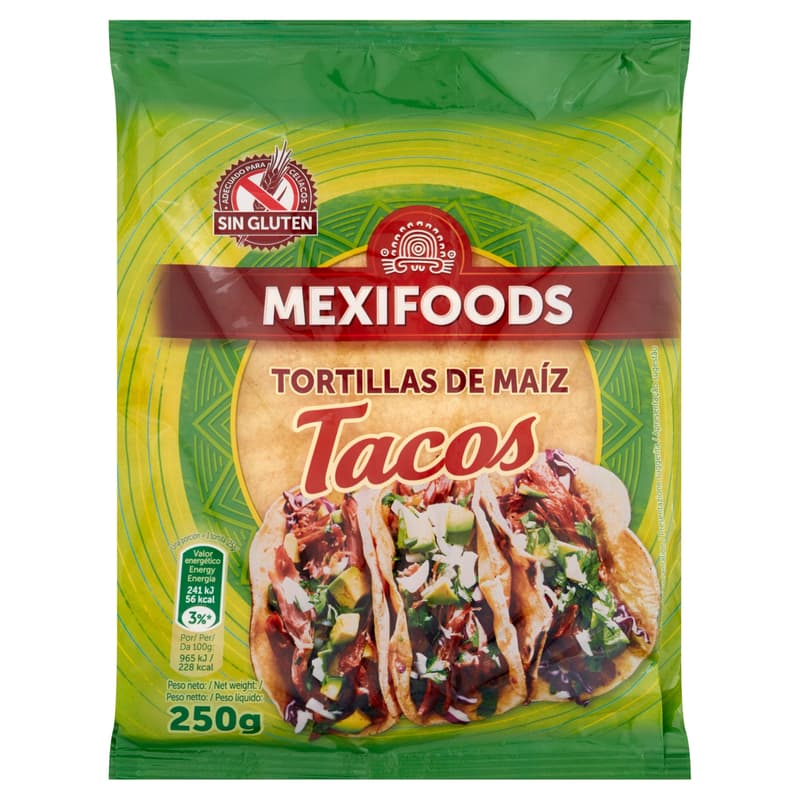 Mexifoods Gluten-Free Corn Tortilla 10 pcs 250 g