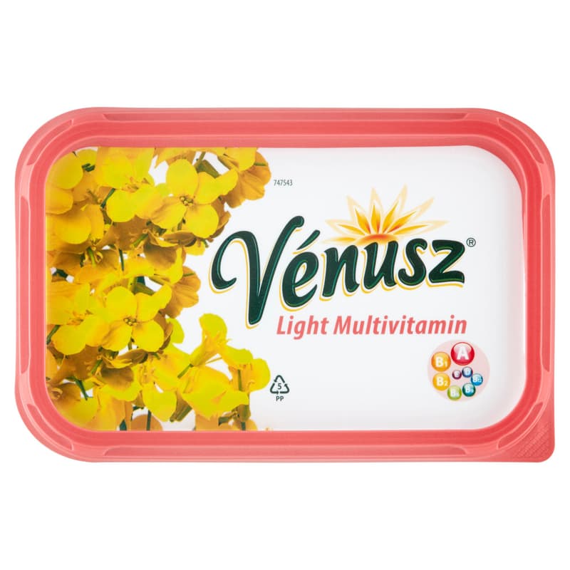Vénusz Light Multivitamin 32% zsírtartalmú margarin
