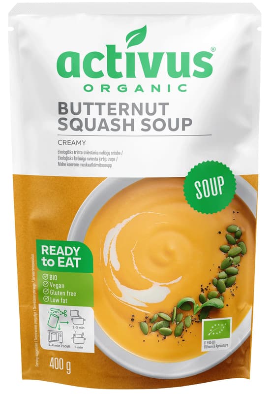 Activus BIO Vegán sütőtök krémleves