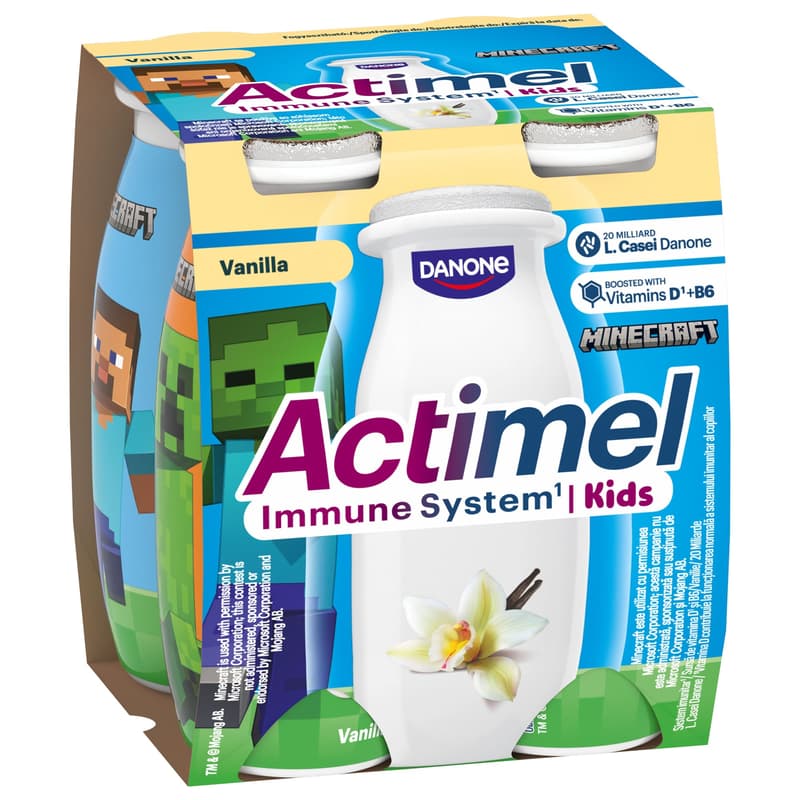 Danone Actimel ActiKids Vanilla (4x100g)