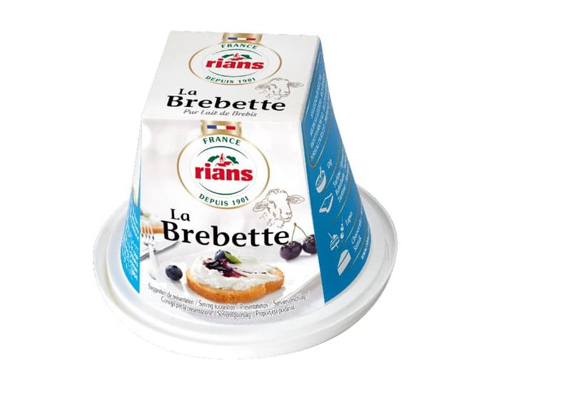 Rians Brebette Friss, kenhető, félzsíros juhsajt