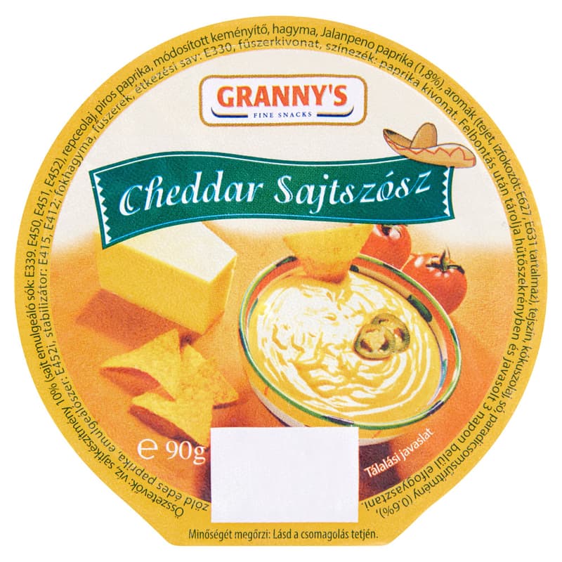 Granny's cheddar sajtszósz