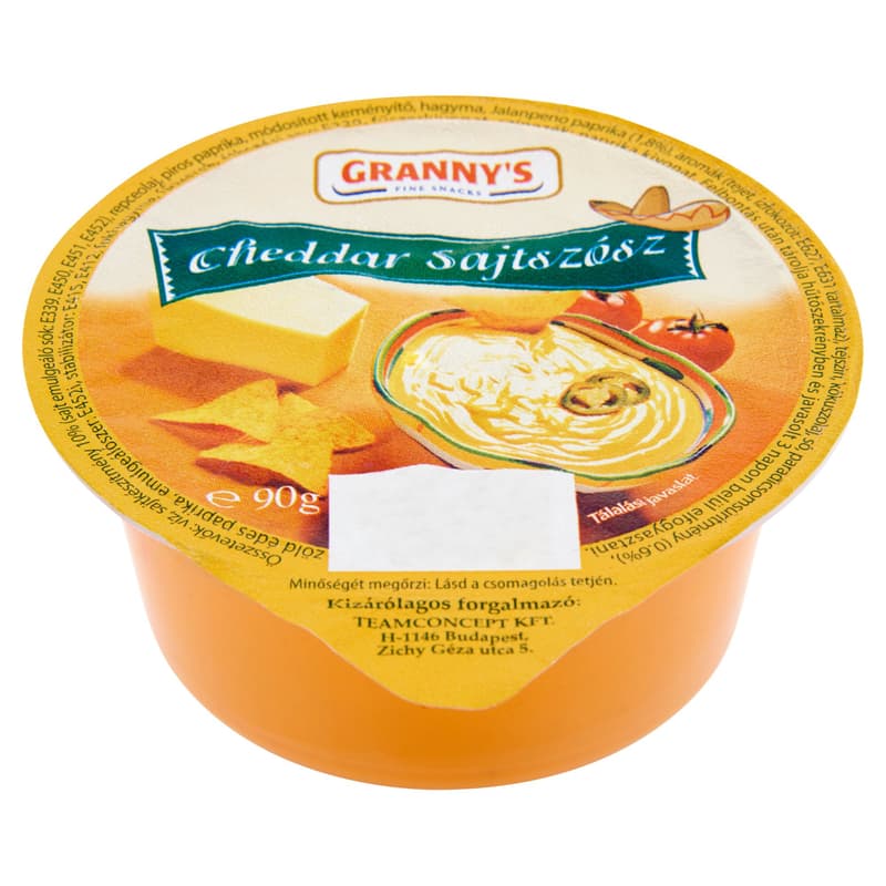 Granny's cheddar sajtszósz