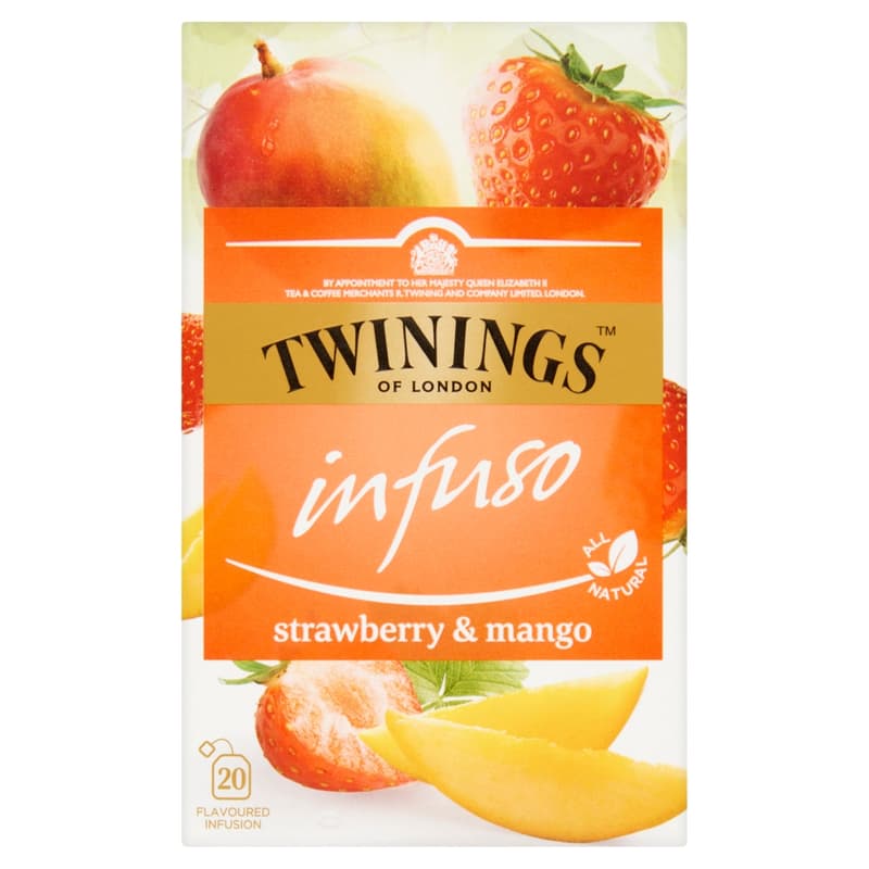 Twinings Mango and strawberry flavoured herbal tea