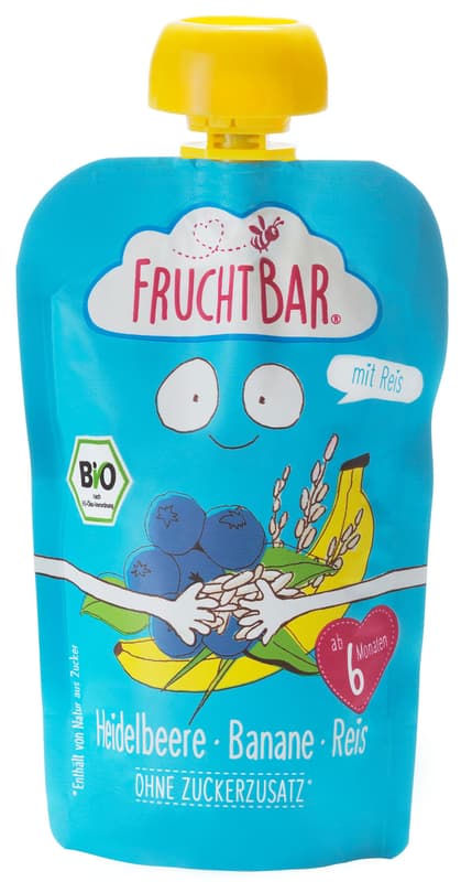 Fruchtbar BIO Áfonya-Banán-Rizs 6 hónapos kortól