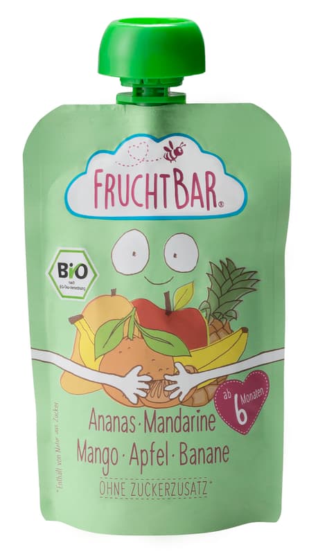 Fruchtbar BIO Ananász-Mandarin-Mangó 6 hónapos kortól