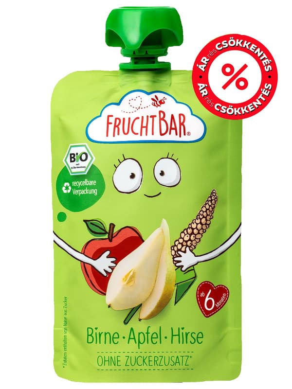 Fruchtbar Organic Pear Apple Millet 6Month