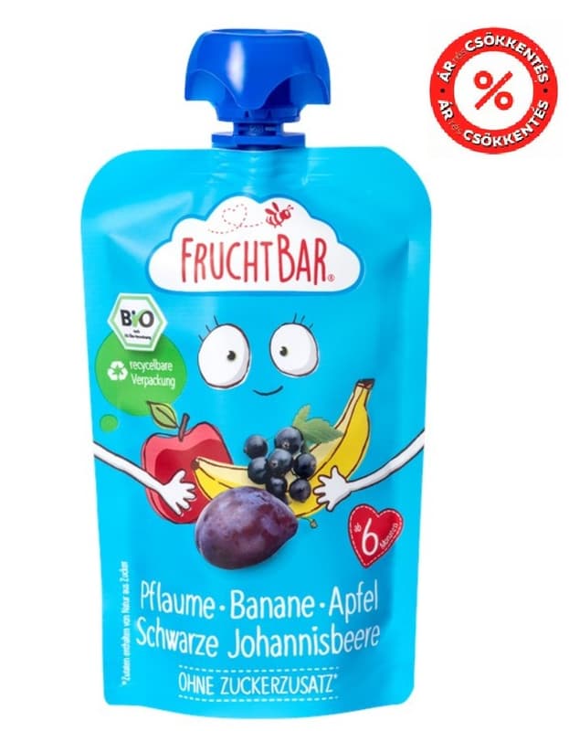Fruchtbar Organic Plum, Banana 6Mon