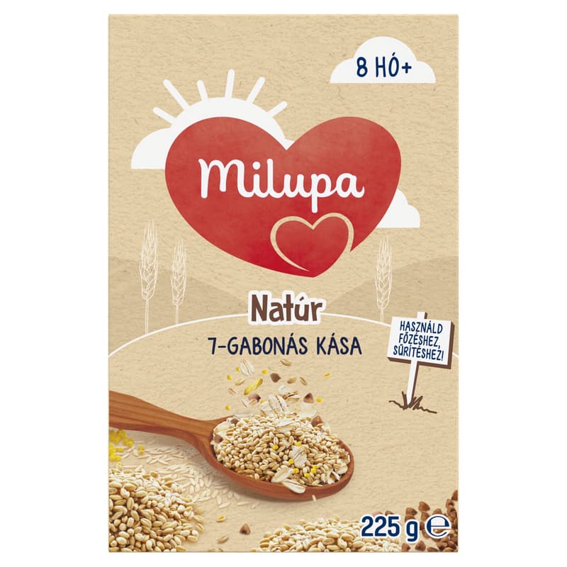 Milupa Natural porridge from 7 types of grain