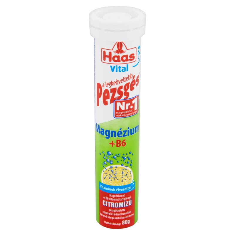 Haas Effervescent Tablet Magnesium + Vitamin B6