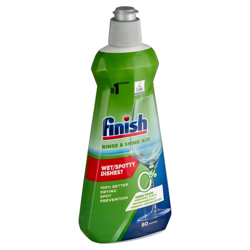 Finish All in One 0% dishwasher liquid