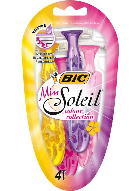 BIC Miss Soleil Color Collection razor
