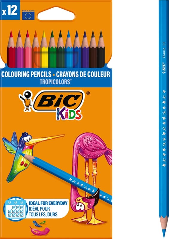 BIC Tropicolors colored pencils
