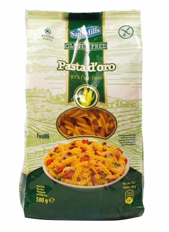 Pasta d'oro gluténmentes fusilli