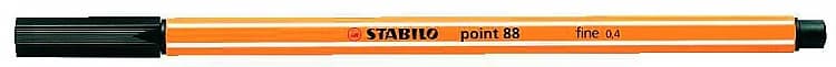 Stabilo Fekete Tűfilc - Point 88 (0,4 mm)