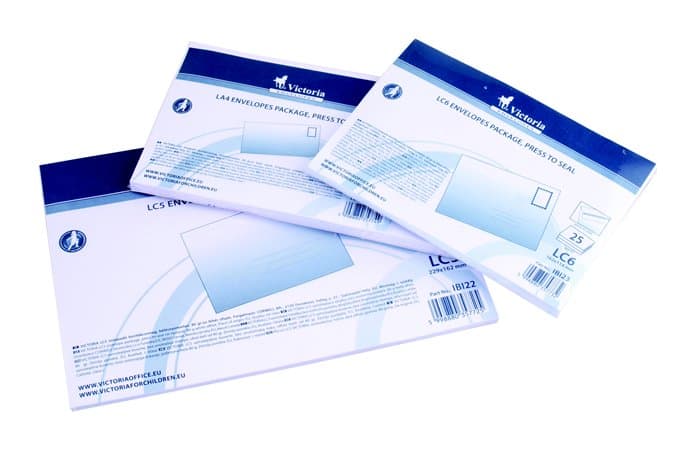 Victoria Envelope Pack - LC6, self-seal