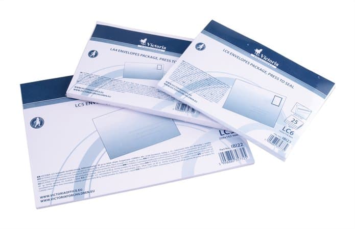 Victoria Envelope Pack - LC6, self-seal