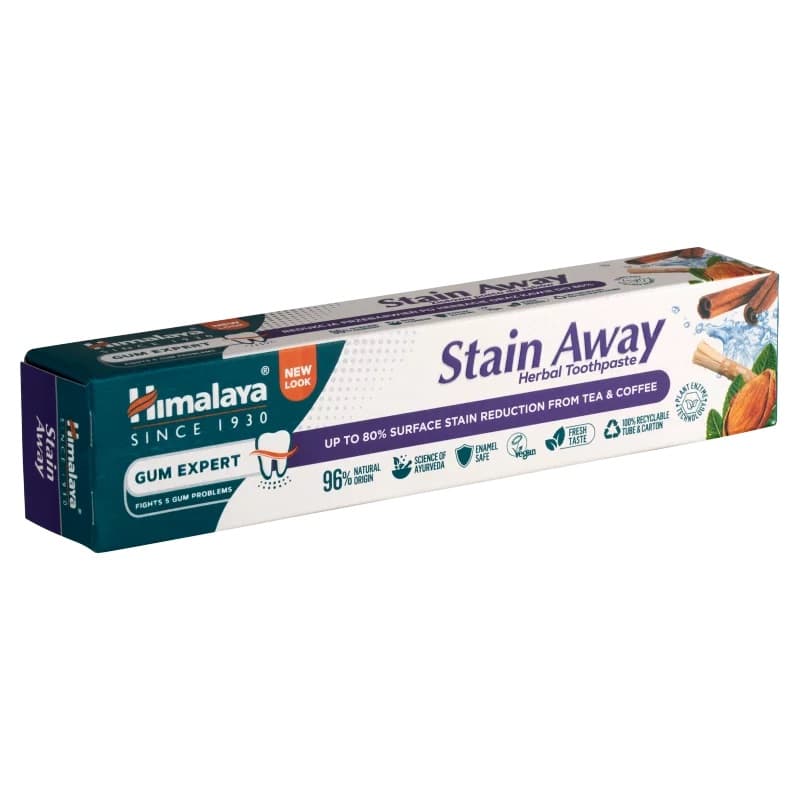 Himalaya Stain Away stain remover and whitening herbal toothpaste