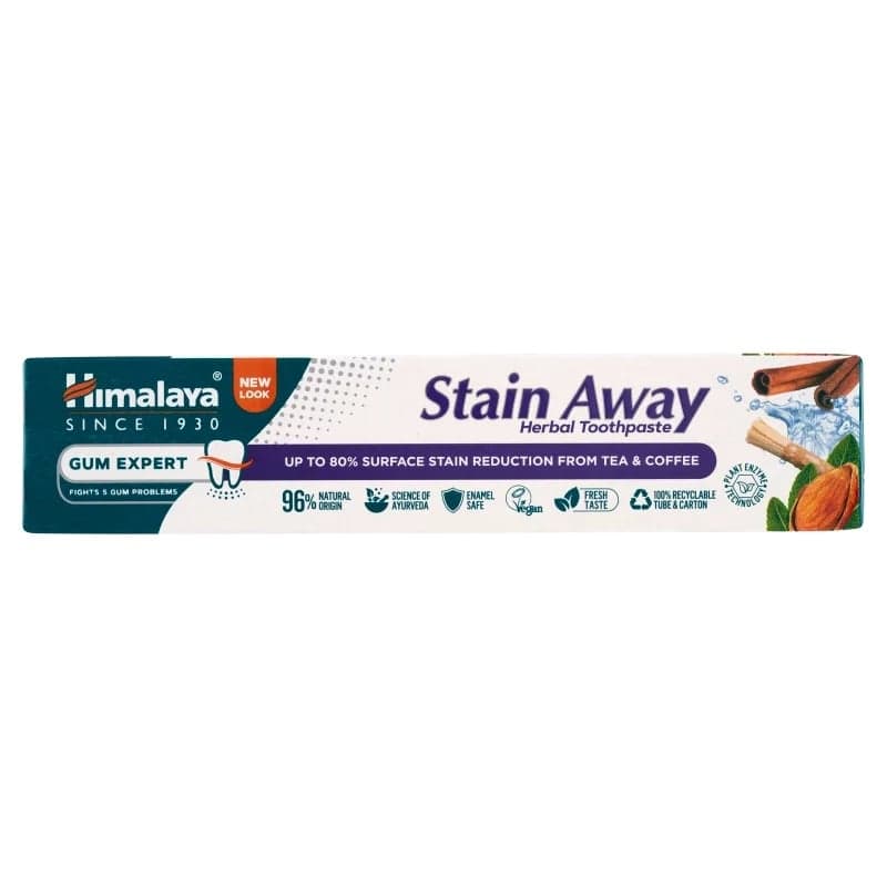 Himalaya Stain Away stain remover and whitening herbal toothpaste