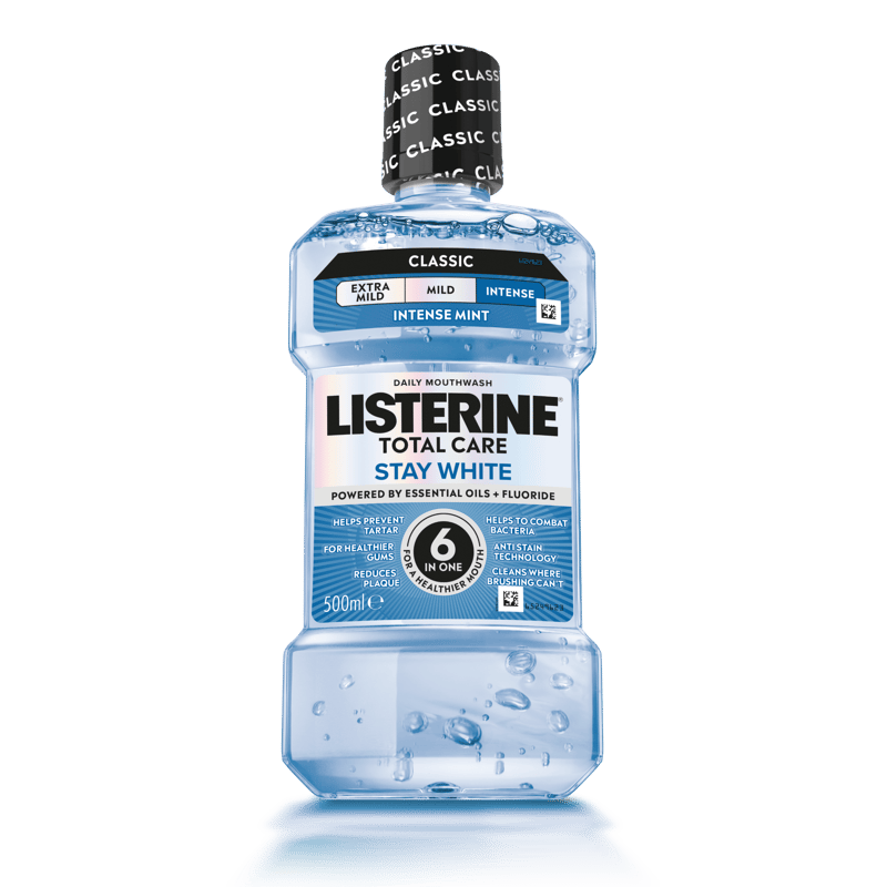 Listerine Total Care Stay White Mouthwash